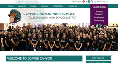 Desktop Screenshot of coppercanyon.tuhsd.org